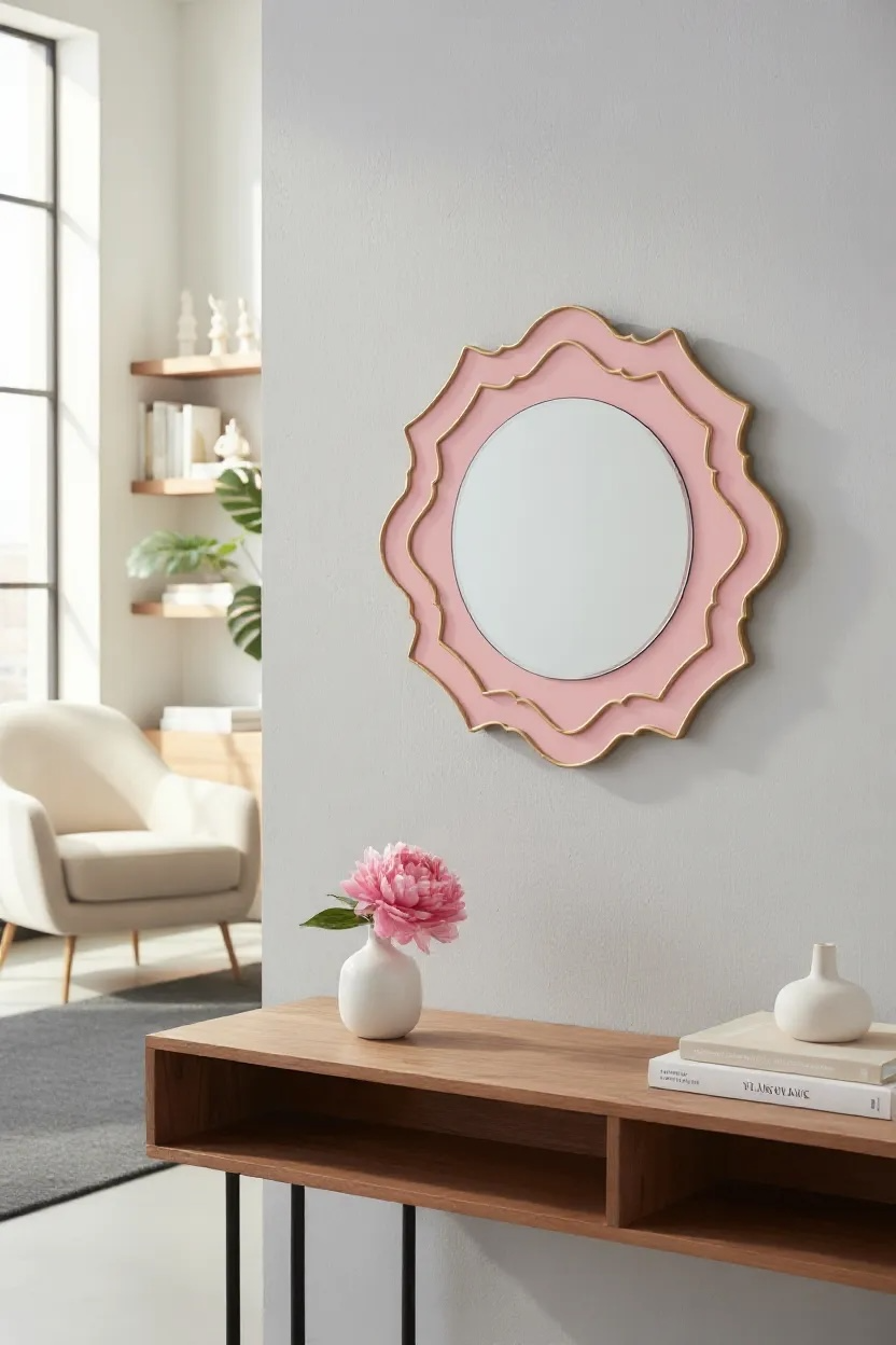 Bae’s Pink Decorative Mirror