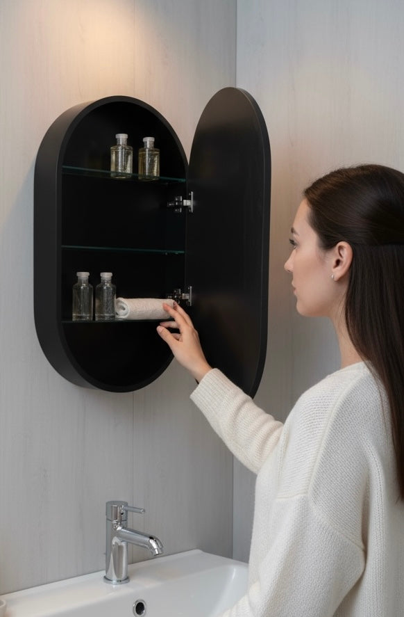 Oval Storage Dc Mirror