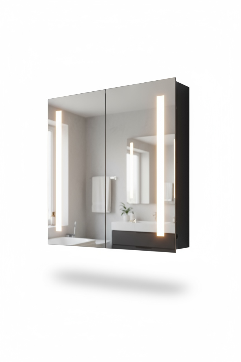 Exzo led Double door cabinet