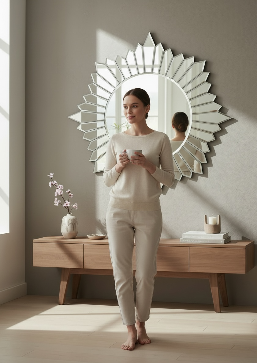 Style KS Round Mirror