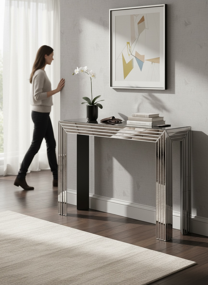 Ferline mirror console table