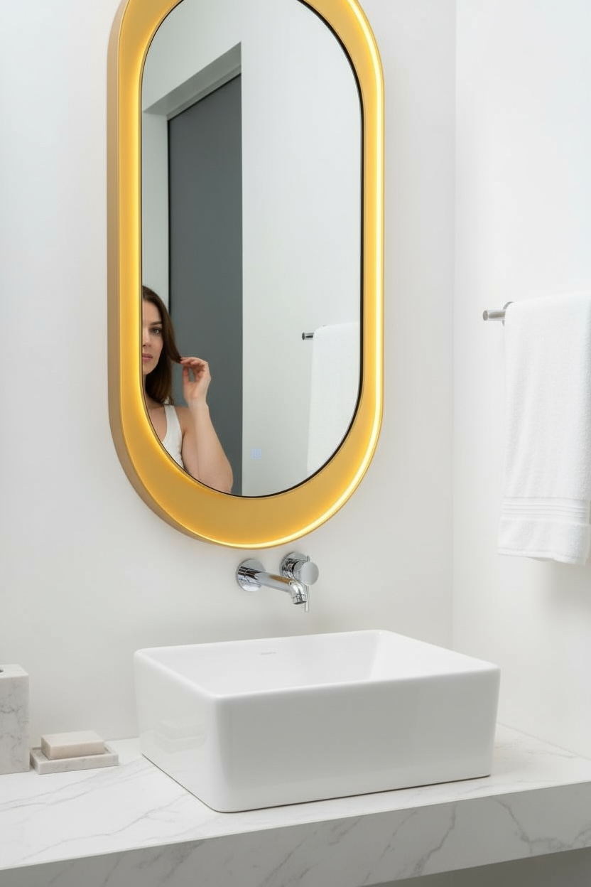 BG Capsule backlit mirror