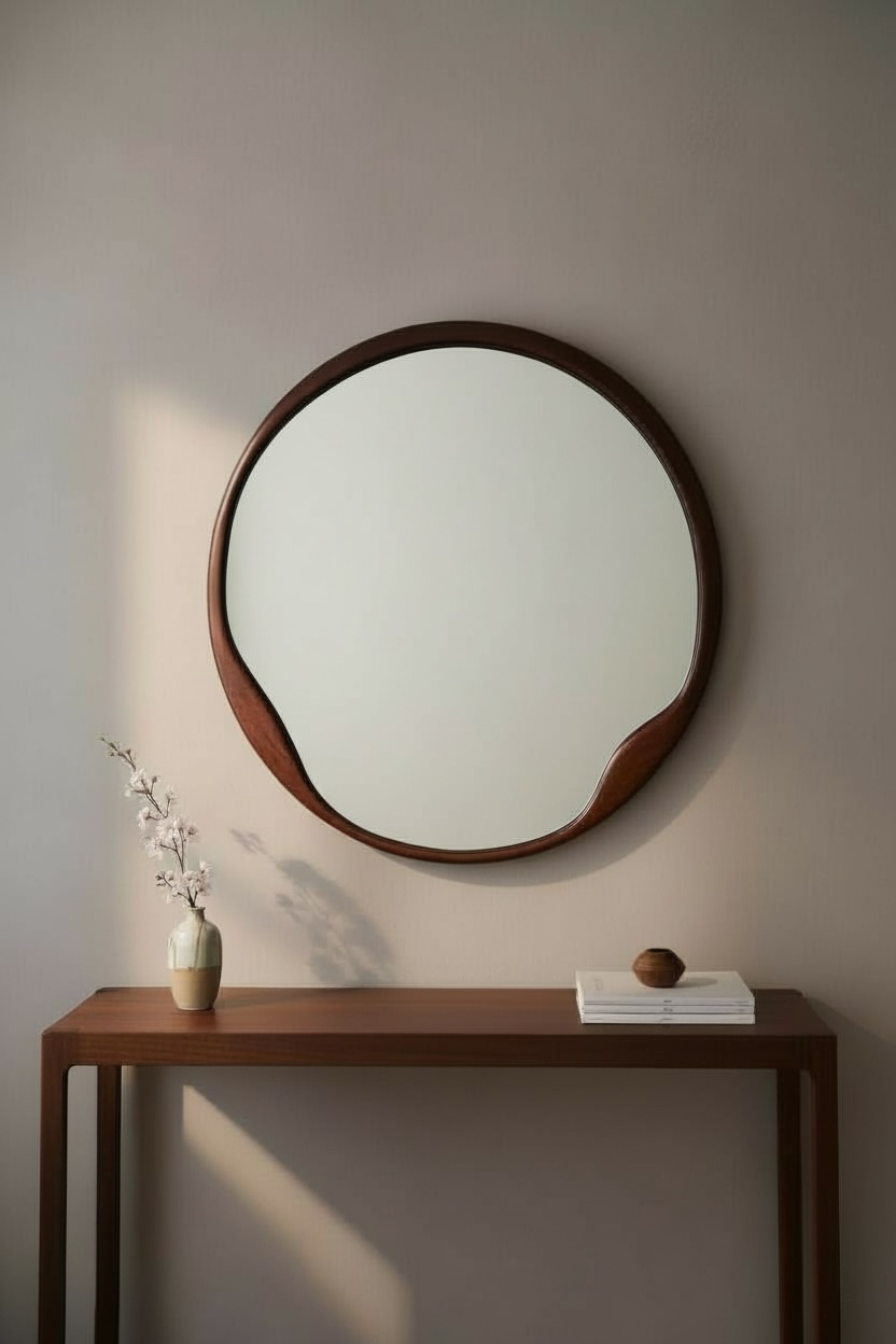 Teak fusion decorative mirror