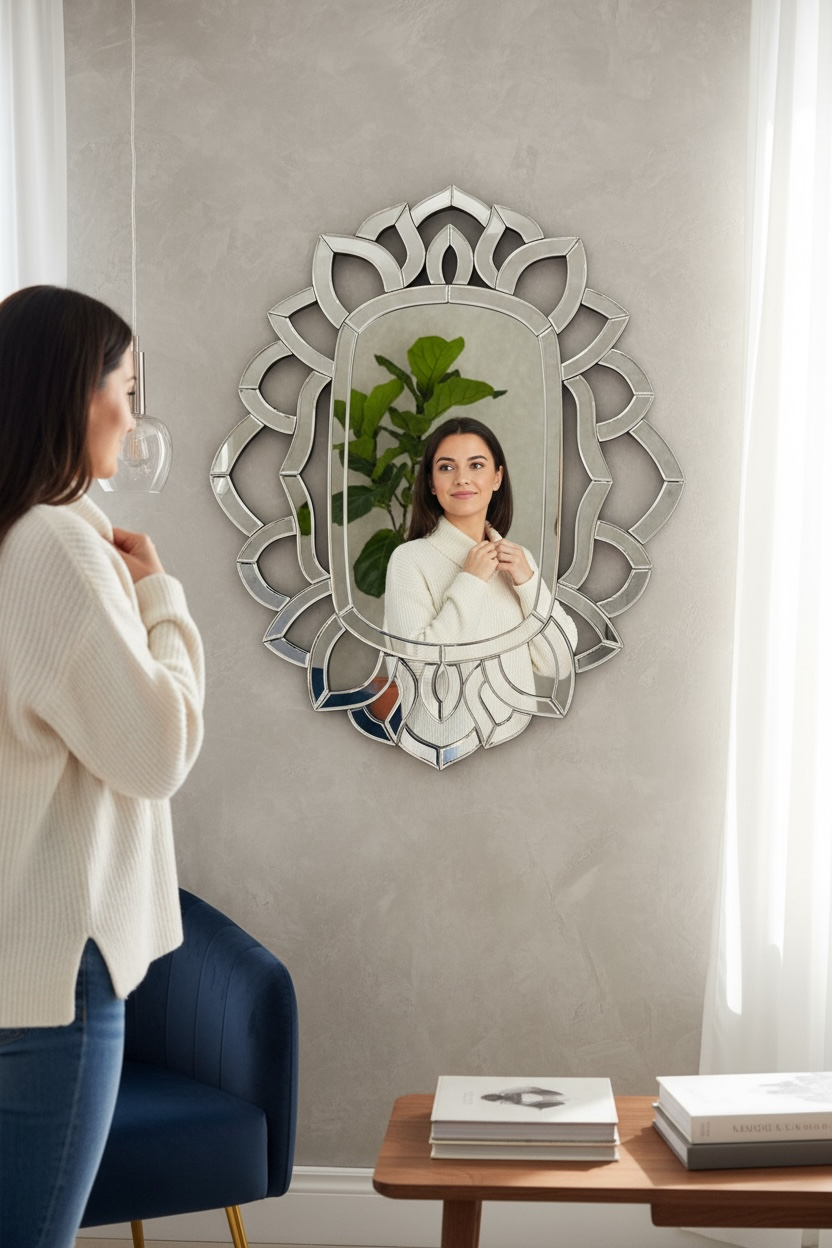 European leafs Venetian mirror