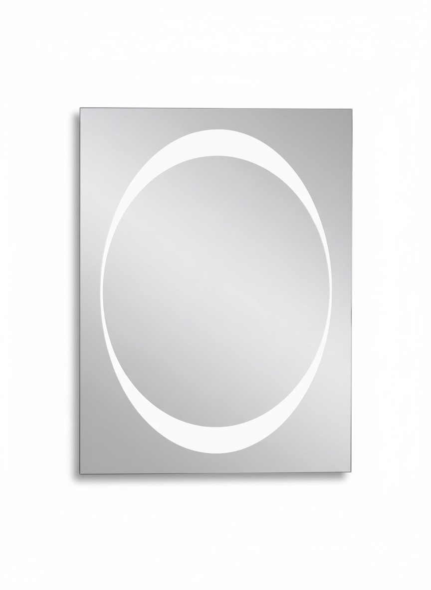 Oval Moon LED Mirror