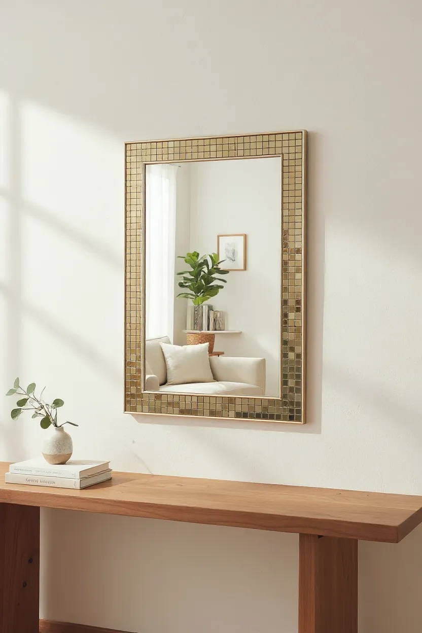 Italian Gold Mosaic DG Mirror