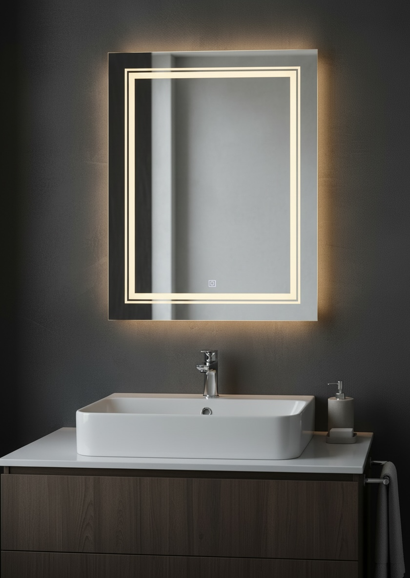 Warm White 3k LED Mirror