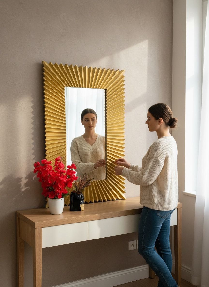 Rectowaves Decorative Mirror