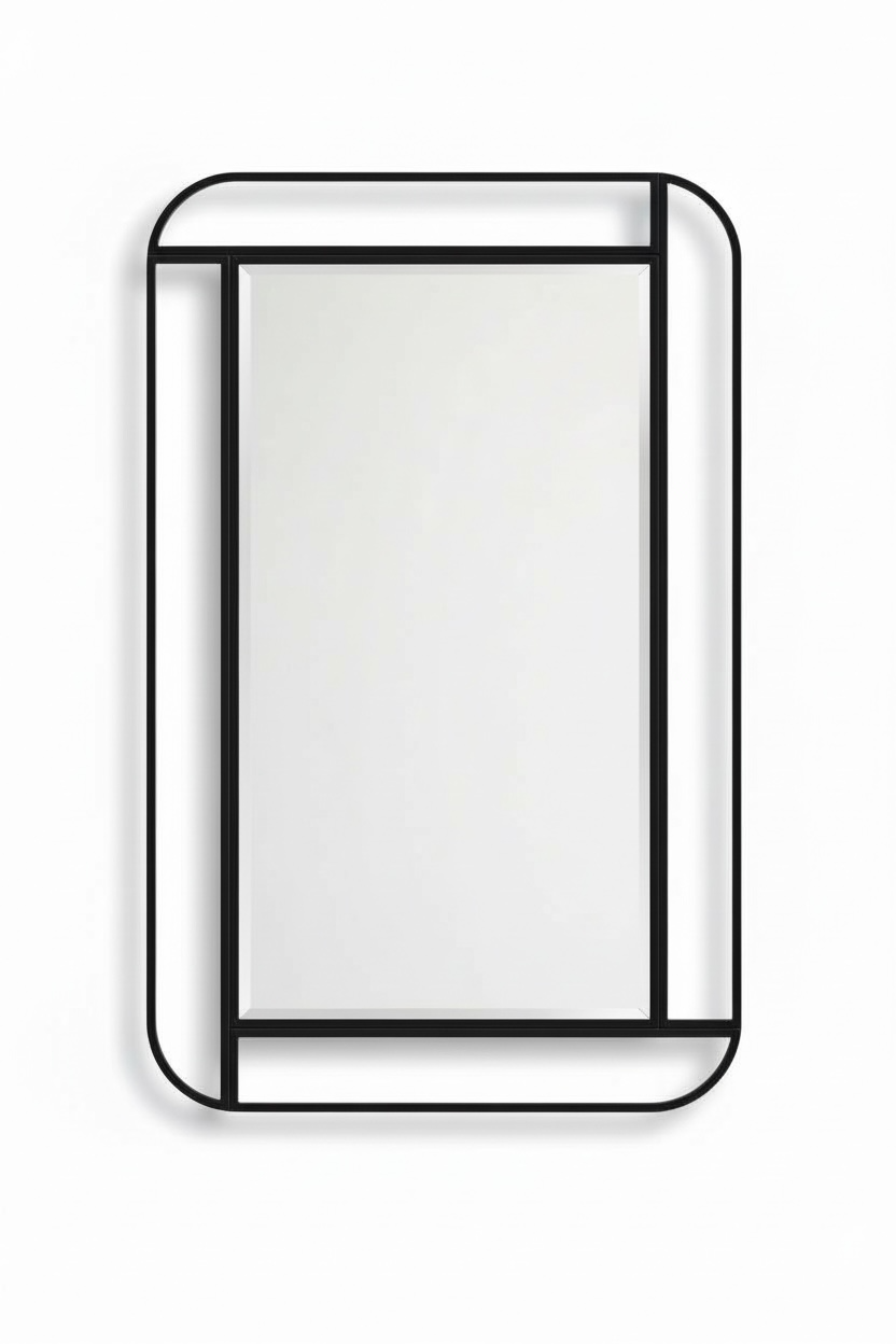 Metal Square Wheel Mirror