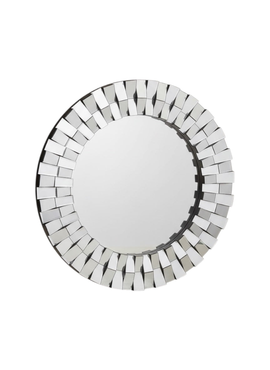 Decorative Glassy Leafs Mirror