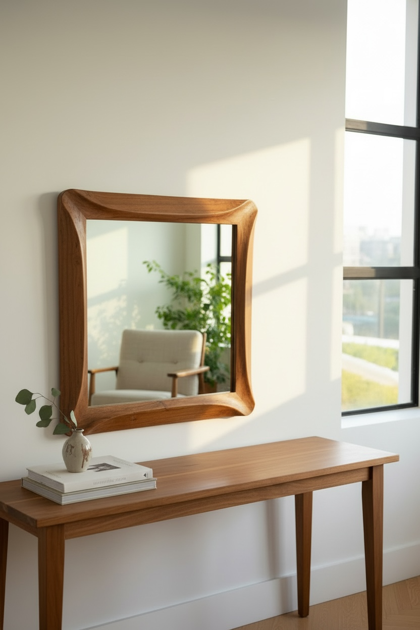 Brown-x Decorative Mirror