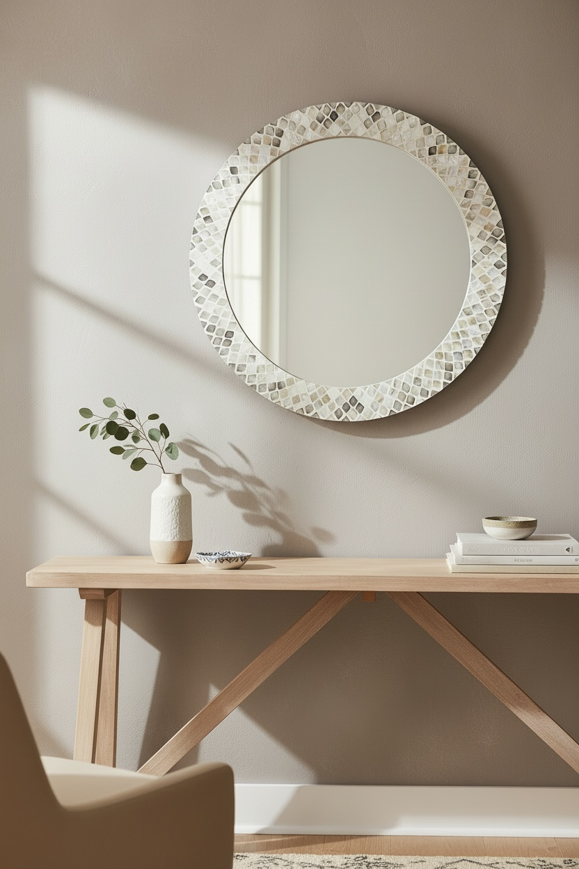 R-finite MOP decorative mirror