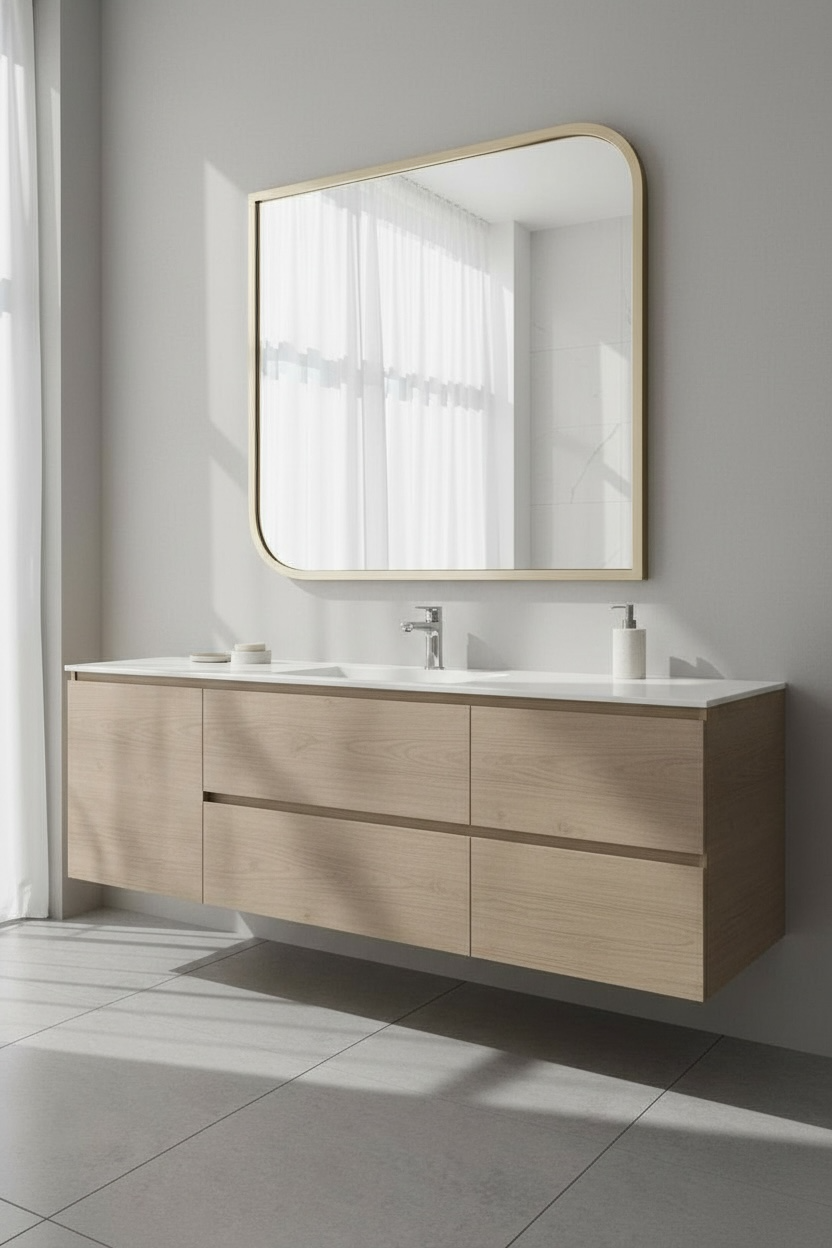 Gold Glaze Dc Mirror