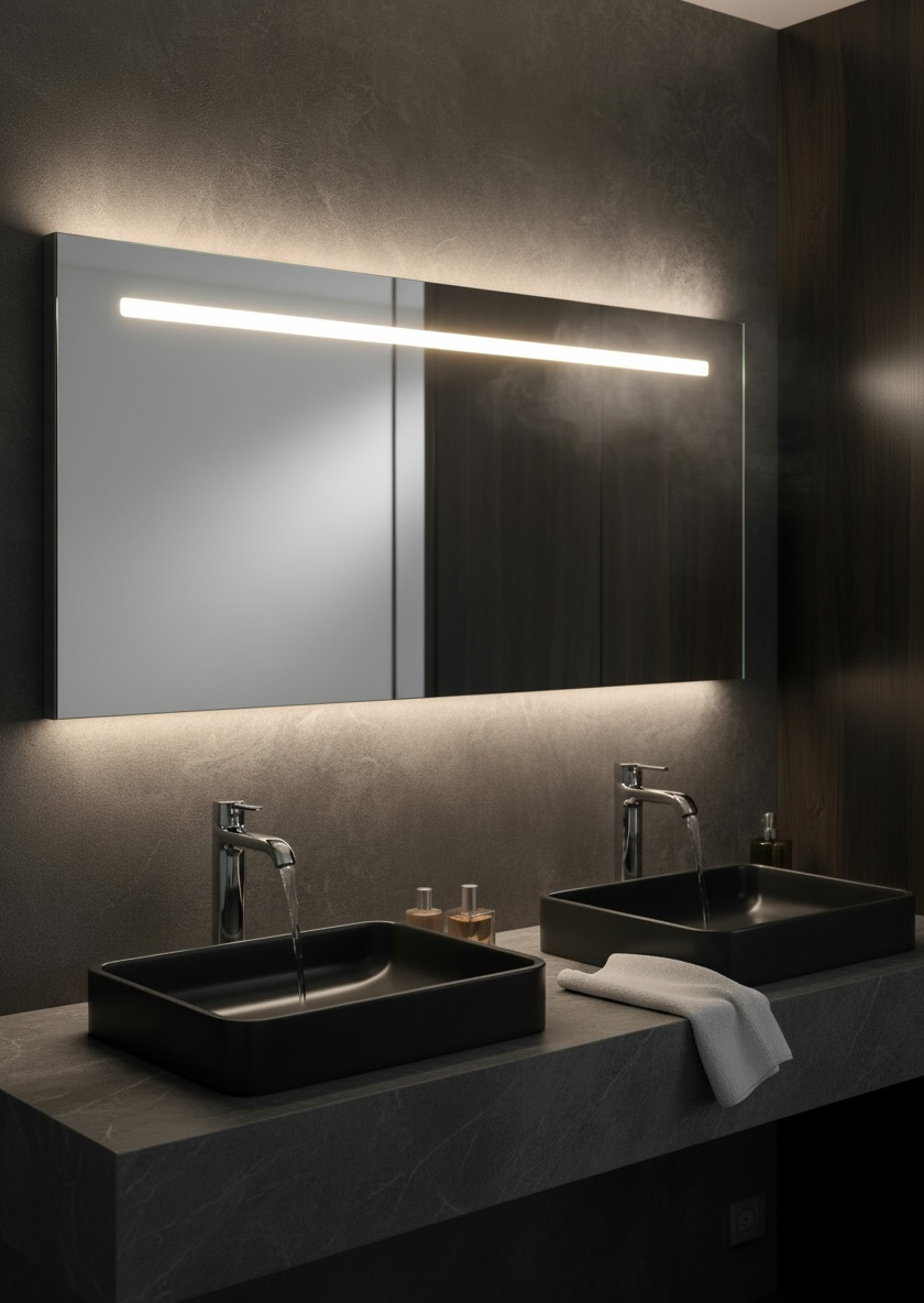 L1 Cool White LED Mirror