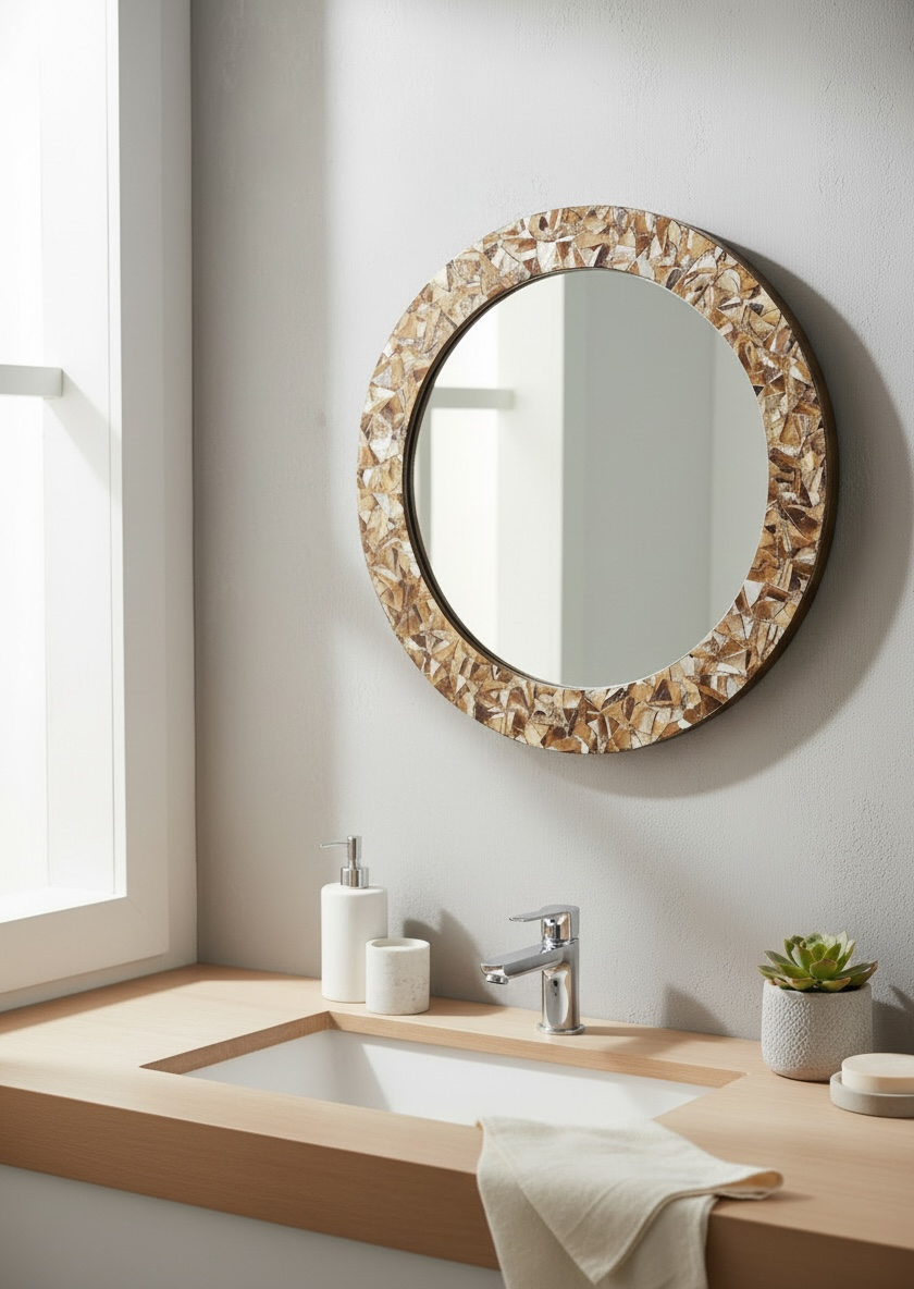 Chocolate Pearl Mirror