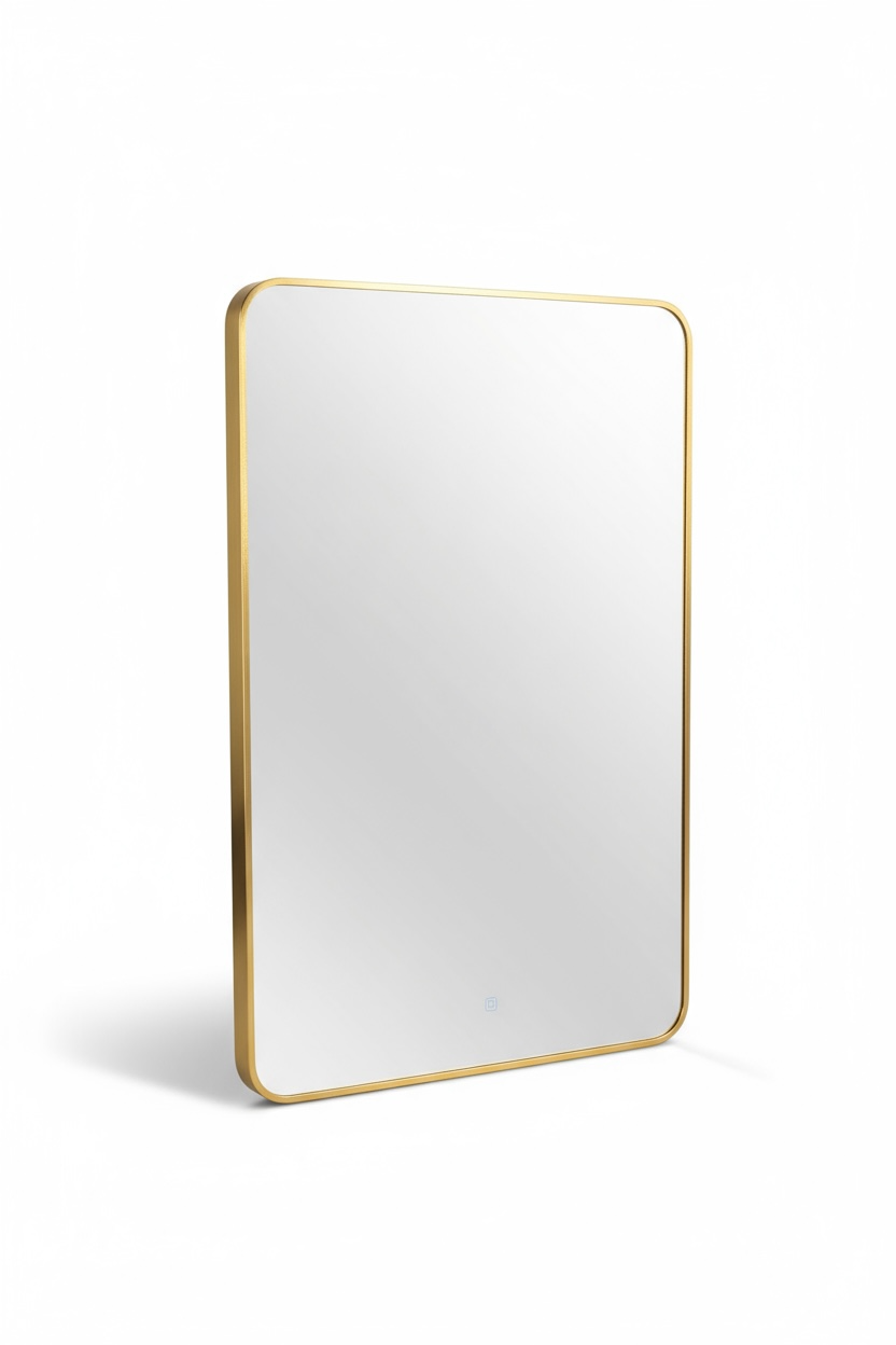 Gilzi Gold Aluminium Dc Mirror