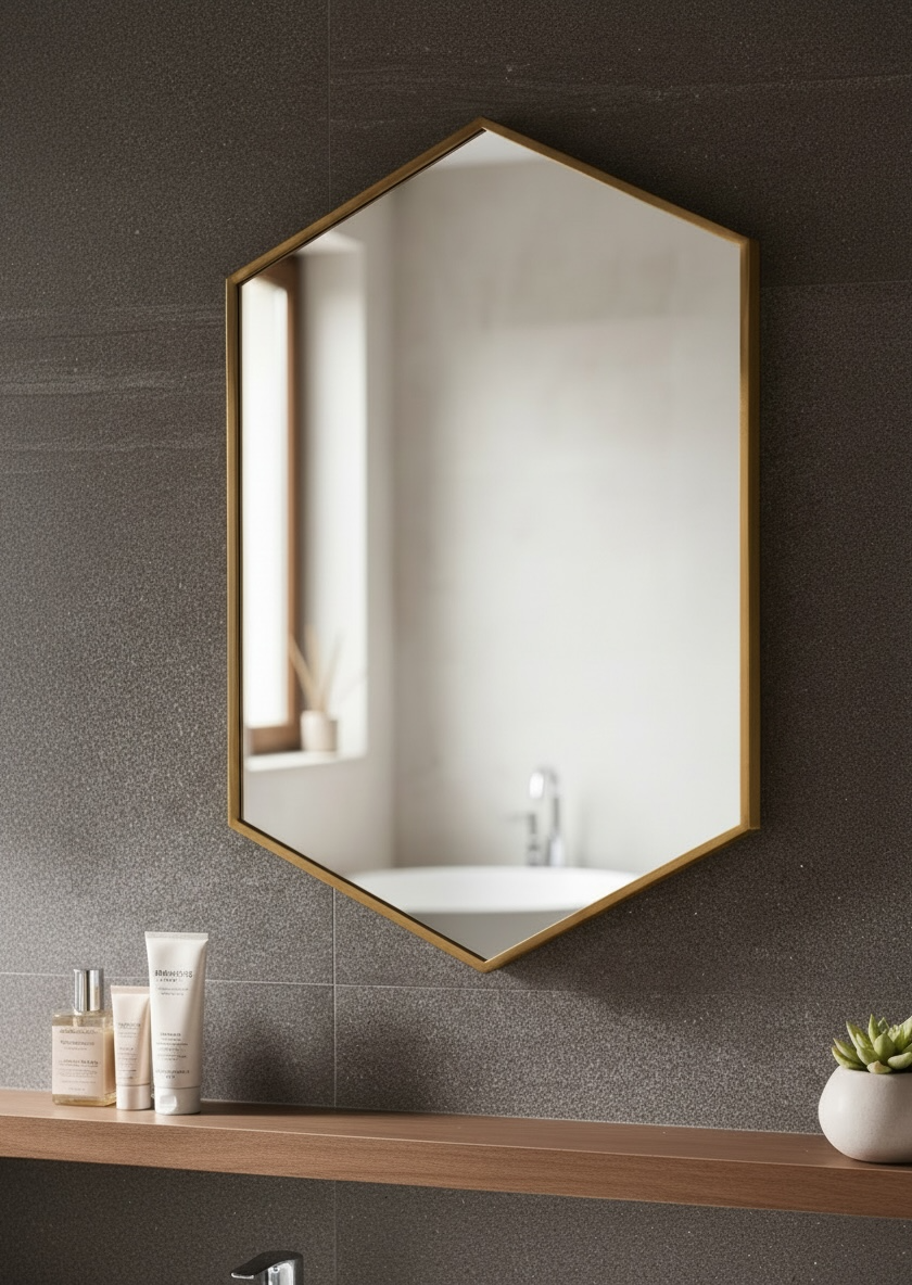 Golden Edge Dc Mirror