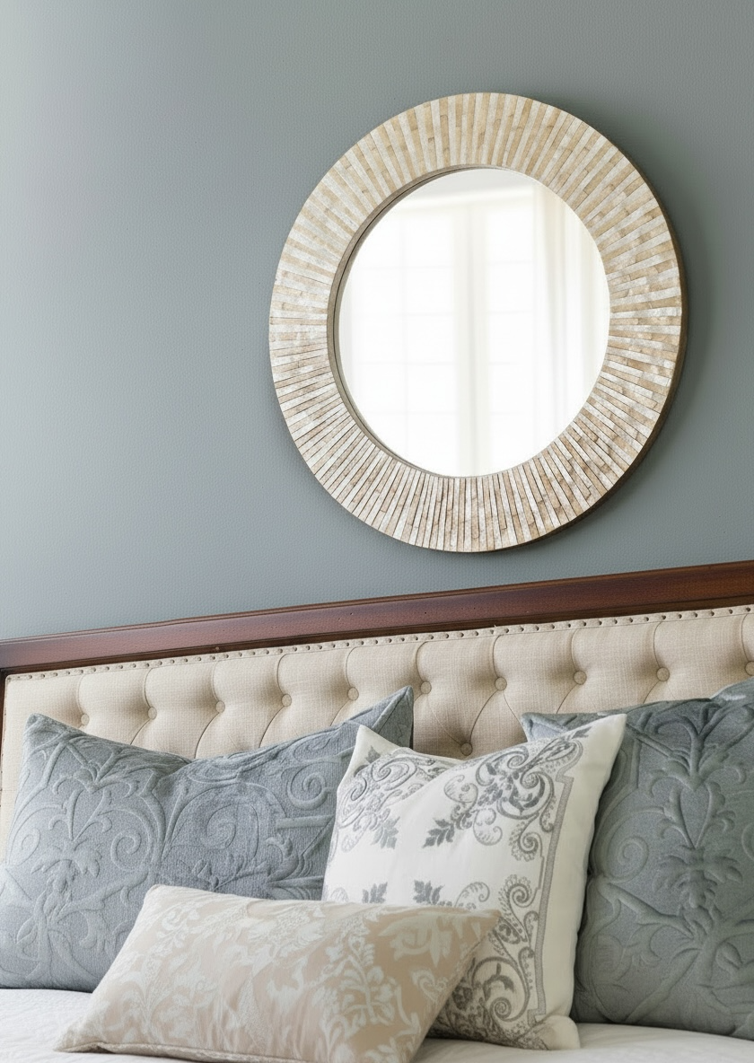 Peal Beige & Ivory Mirror