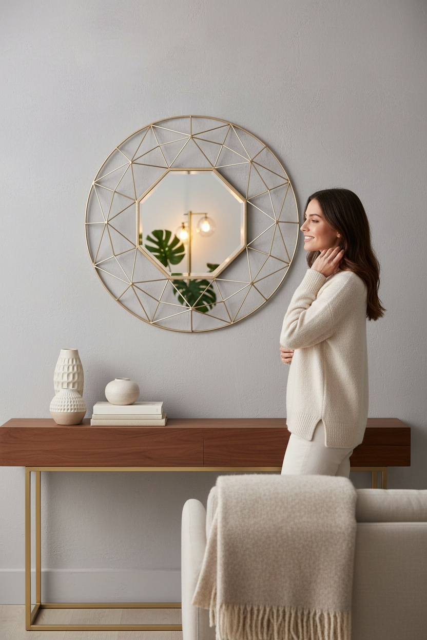 GI Diamond Decorative Mirror