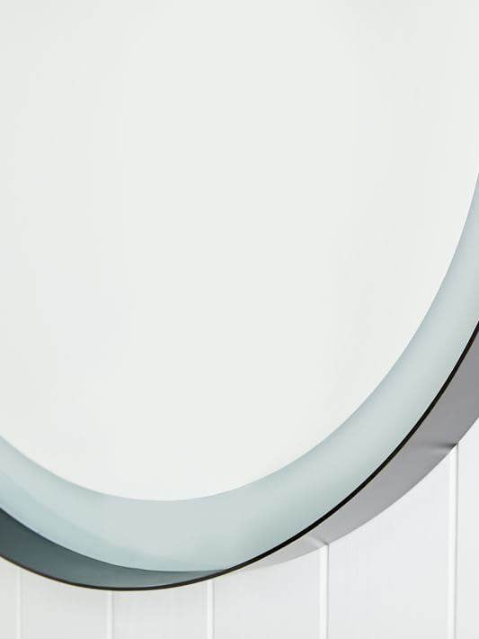 Black PVD Round Frontlit Mirror