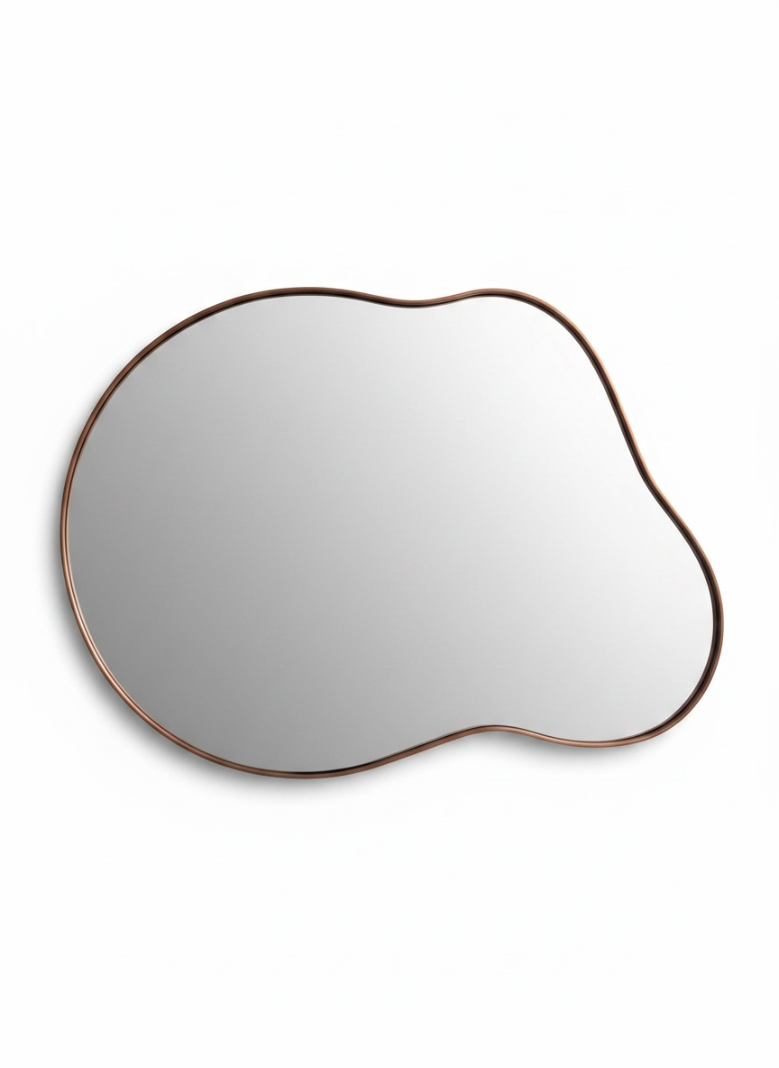 Zudo copper backlit mirror