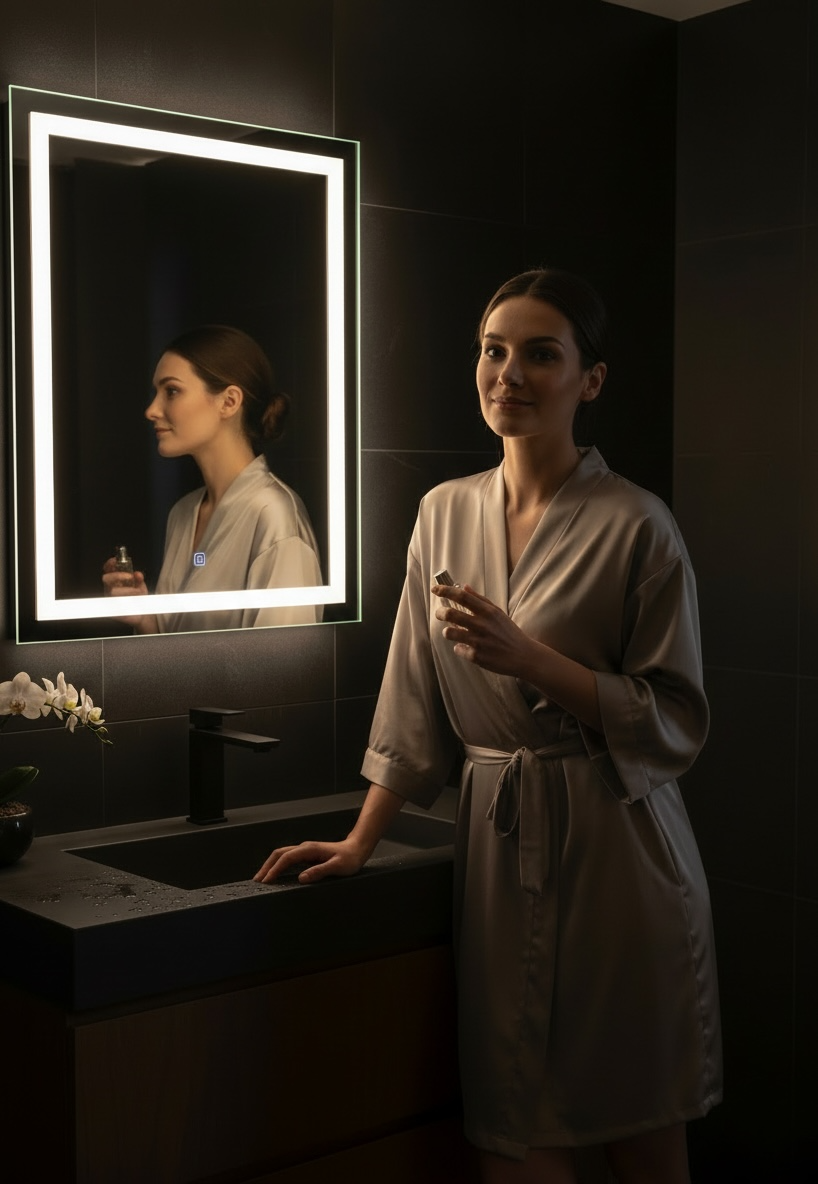 Illuminated F7 LED Mirror