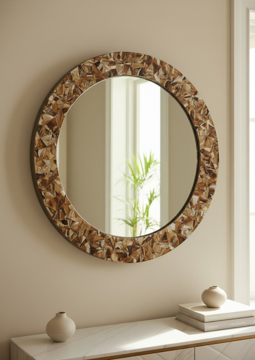 Chocolate Pearl Mirror