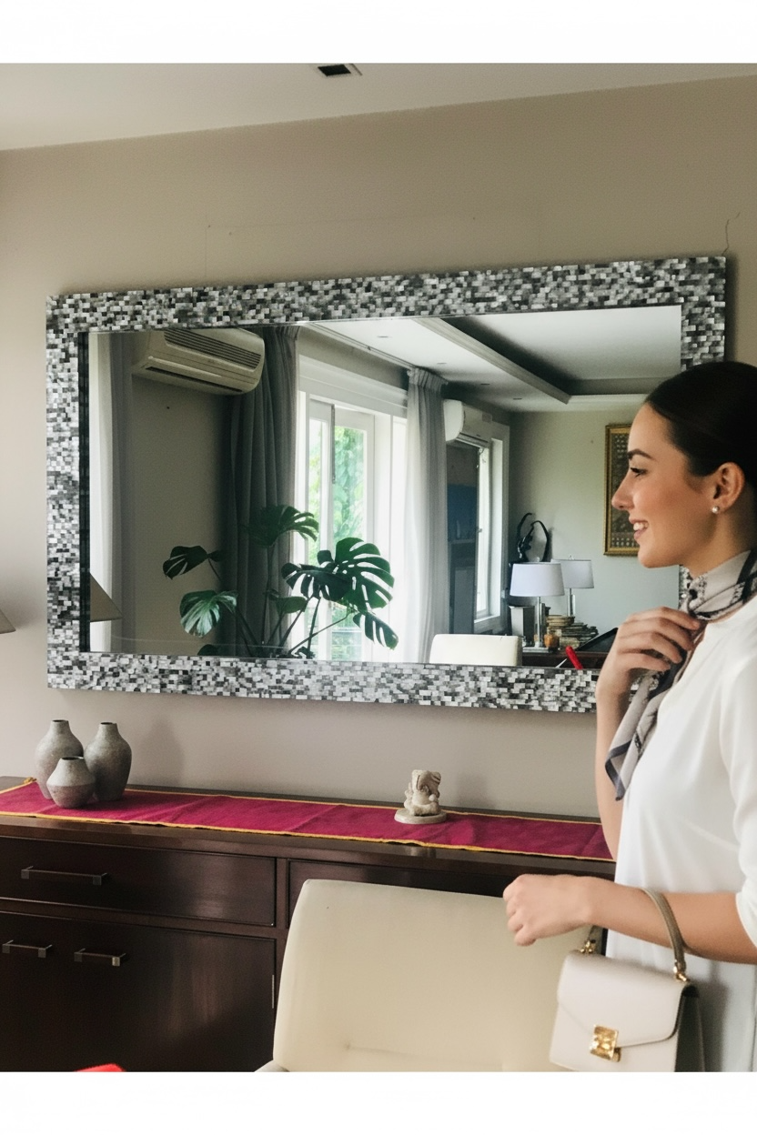 Biggie Mother Of Pearl Dc Mirror