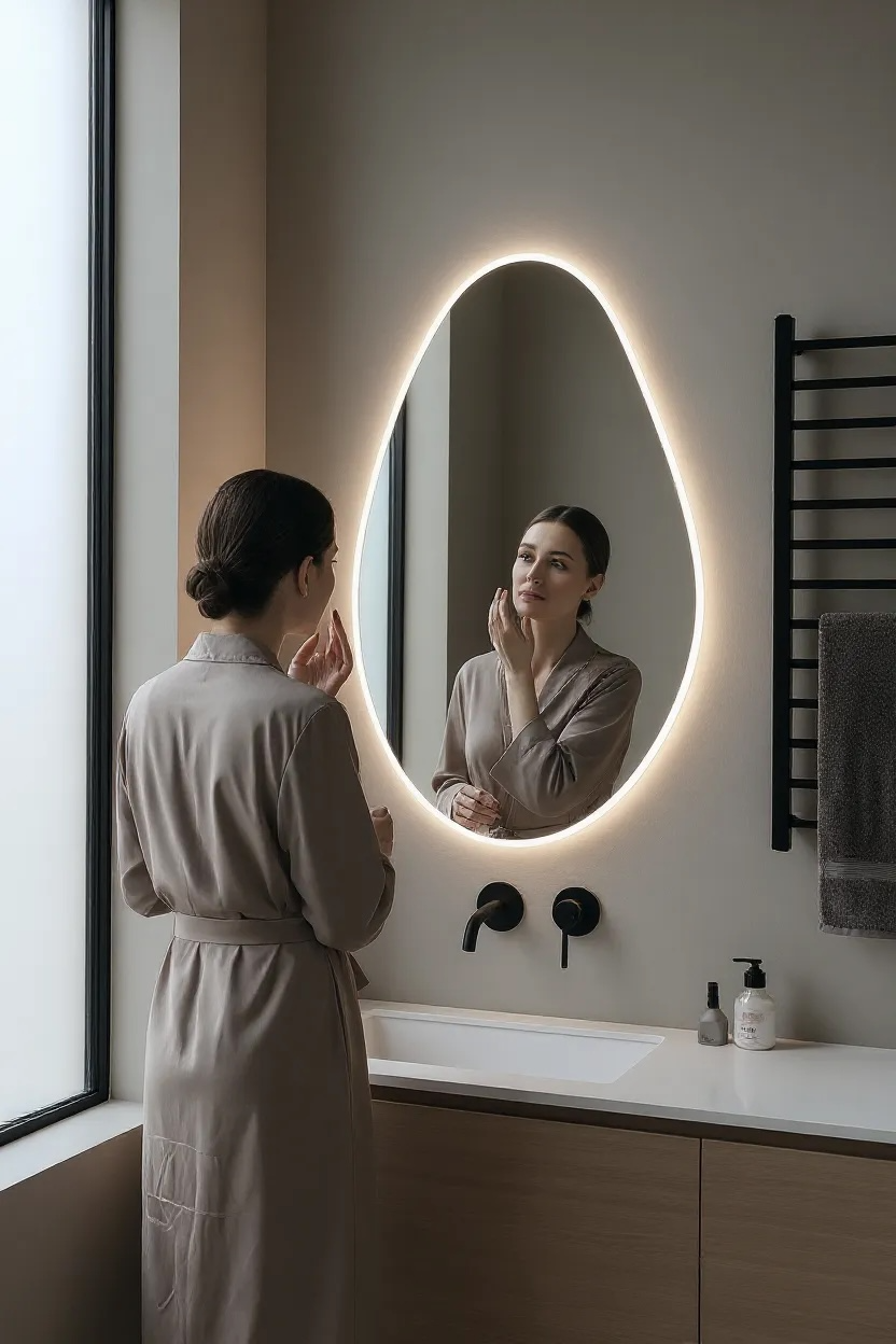Organic SX Warm LED Mirror