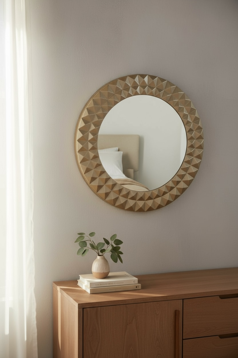 Golden Castle Decorative Mirror