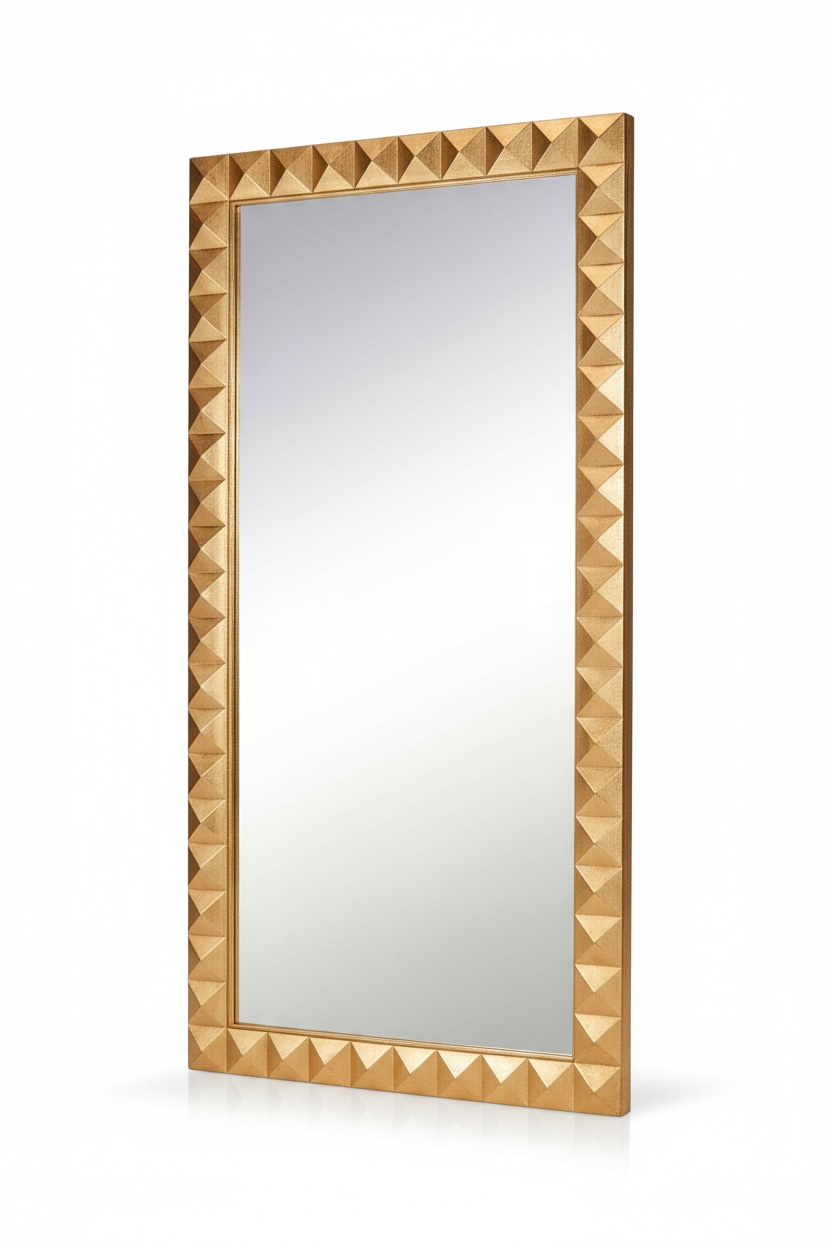 Gold Edge Diamond Dc Mirror