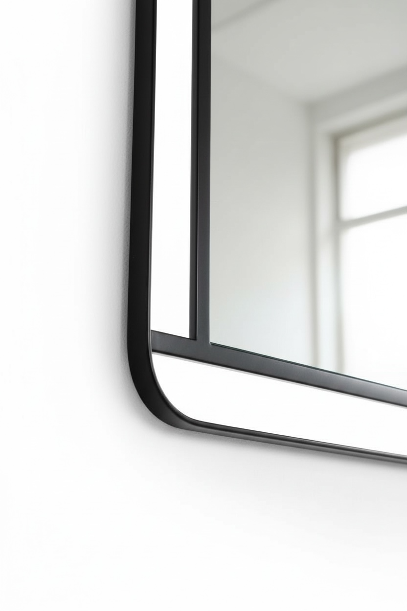 Metal Square Wheel Mirror