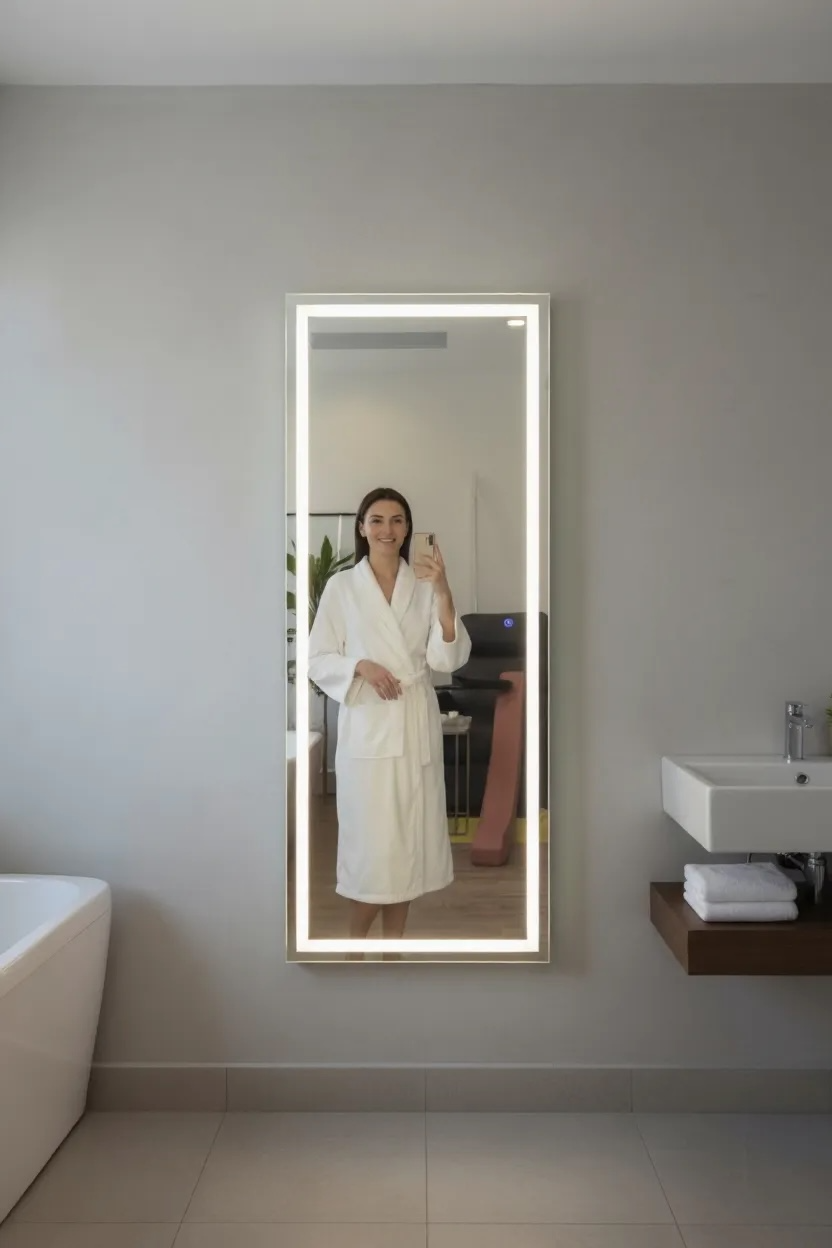 Illuminated D8 LED Dresser Mirror