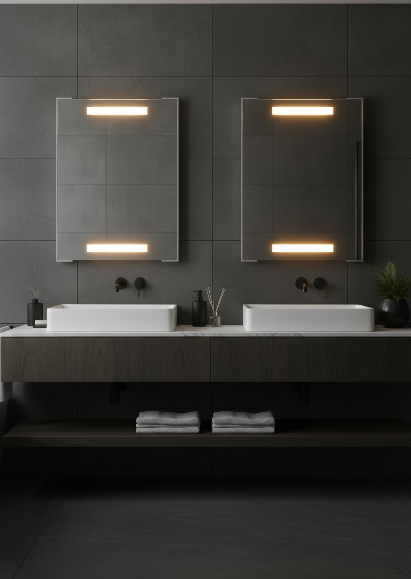 Warm White Mirror