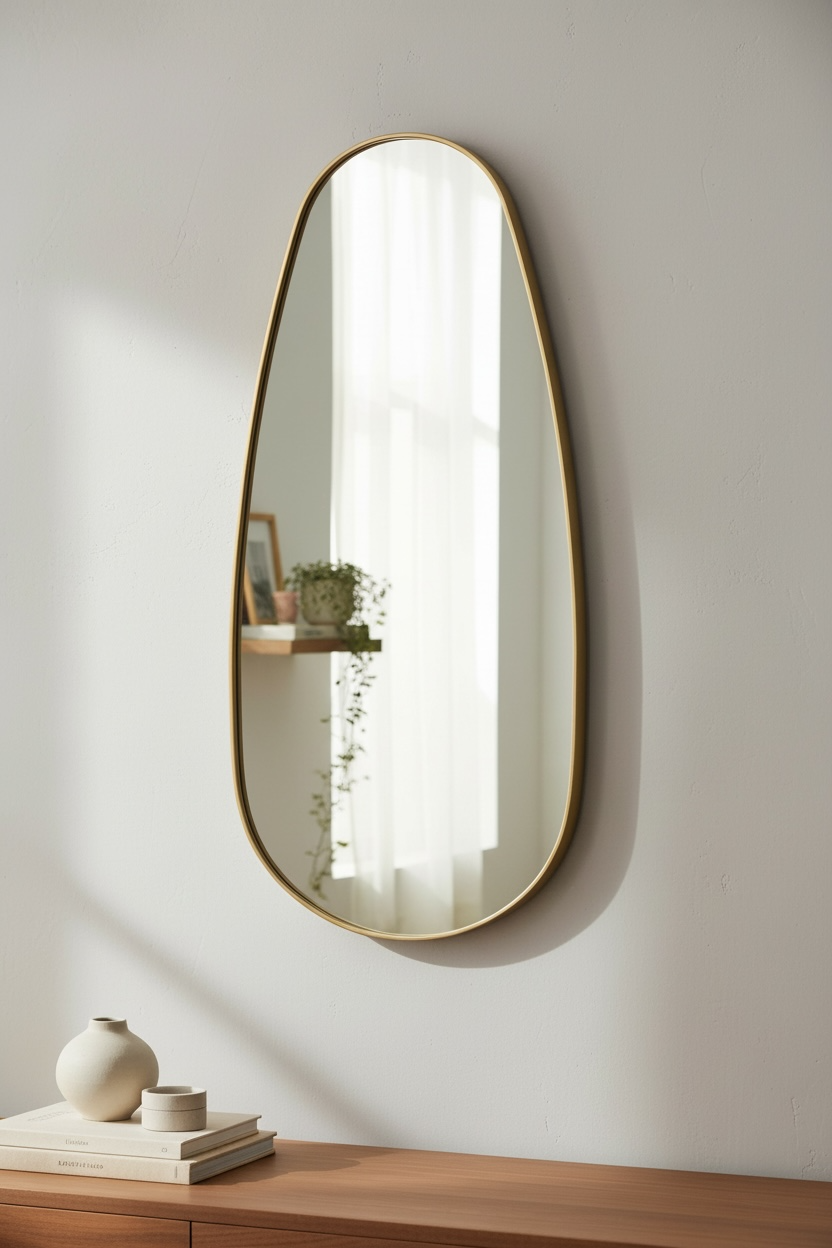 Gizlo Brass Pvd Long Mirror