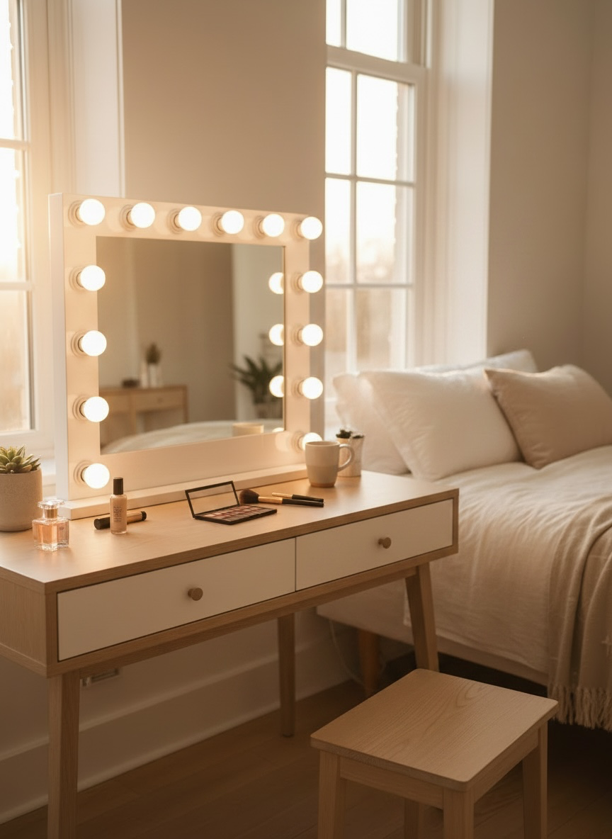 Amazing Hollywood Makeup Mirror