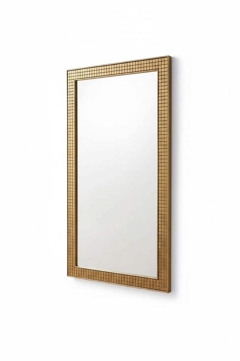 Gold Mosaic Dc Long Mirror