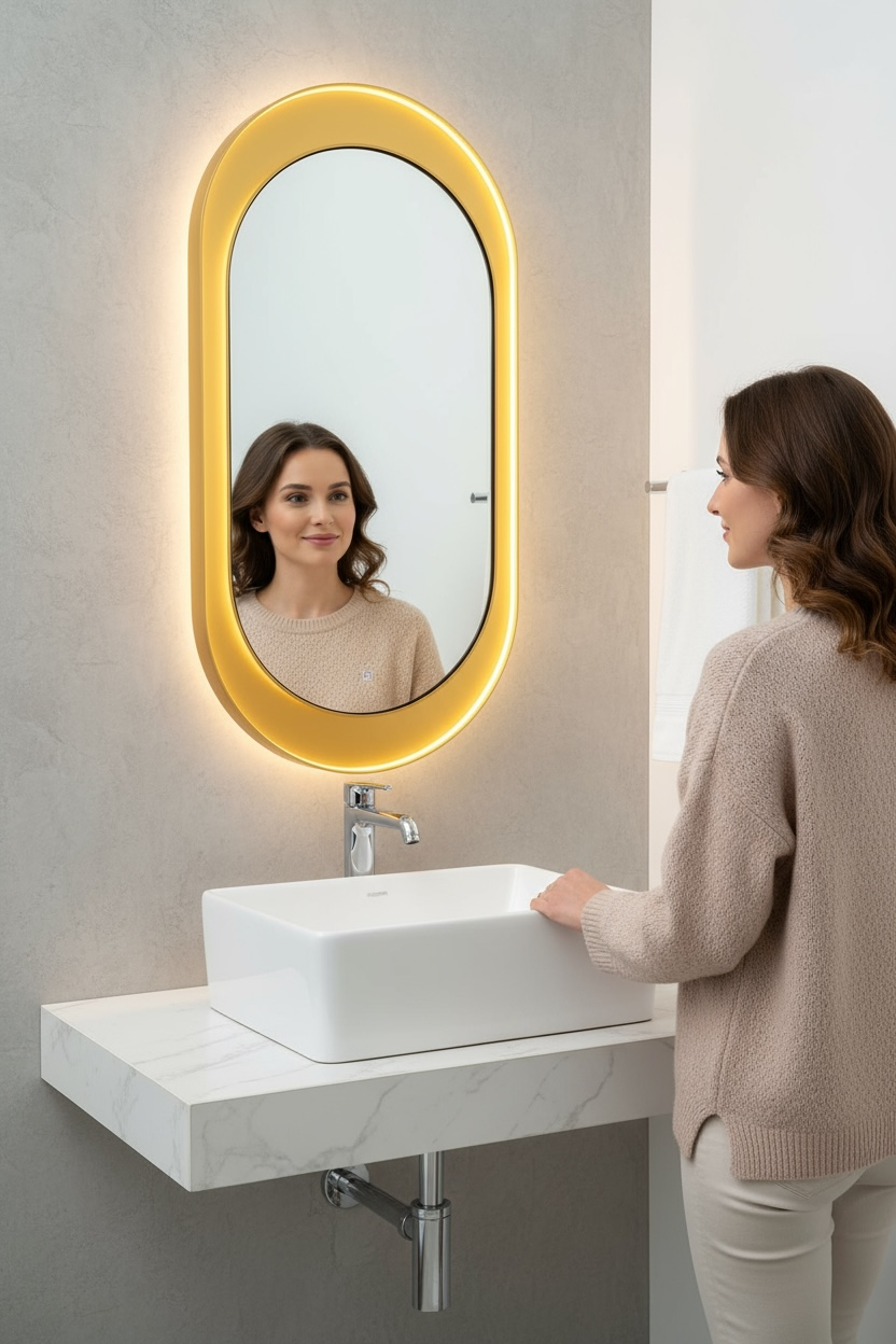 BG Capsule backlit mirror