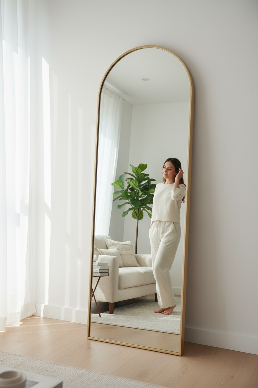 Golden Arch Full Length Mirror