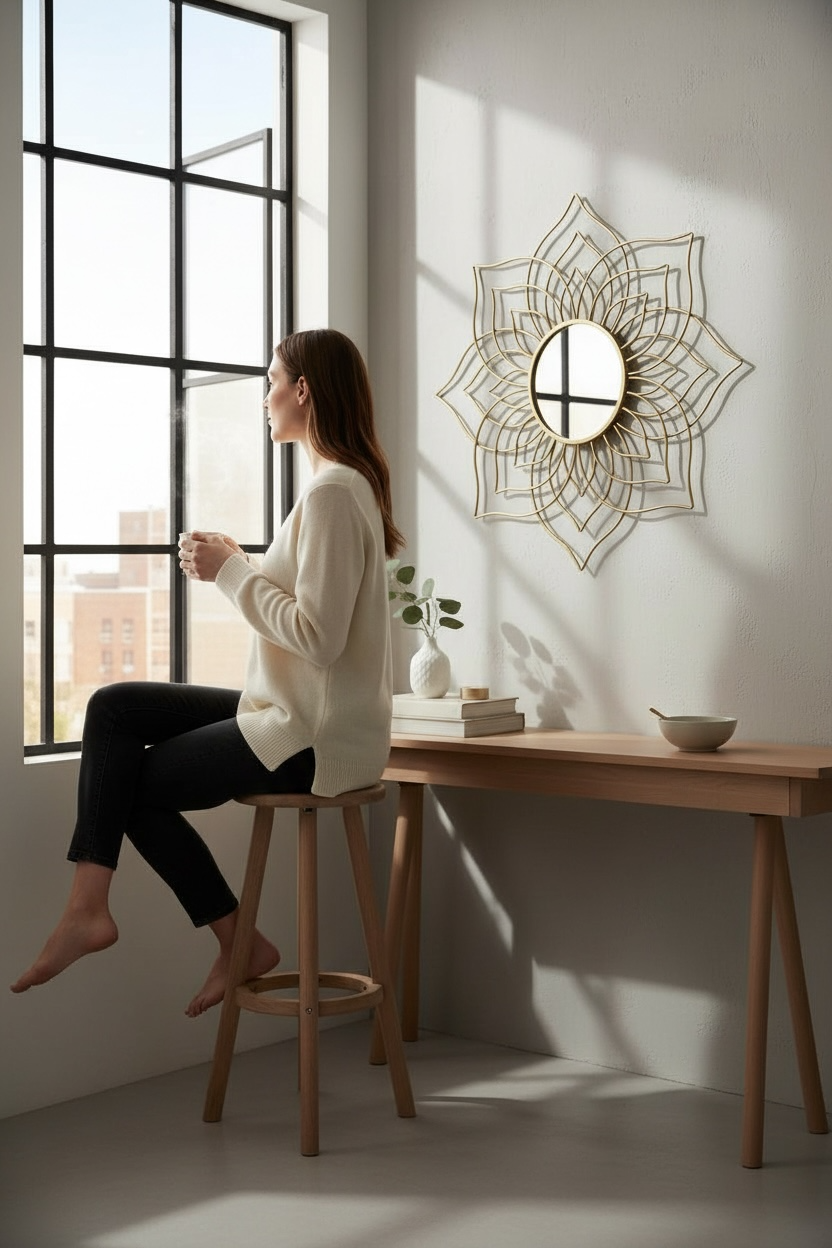 Petals Love Decorative Mirror