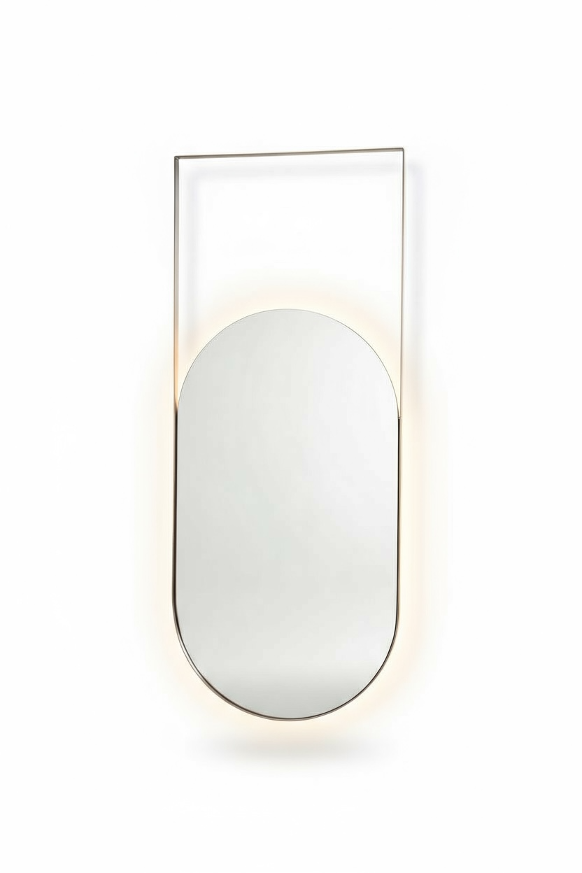 Q909 Rose gold suspended mirror