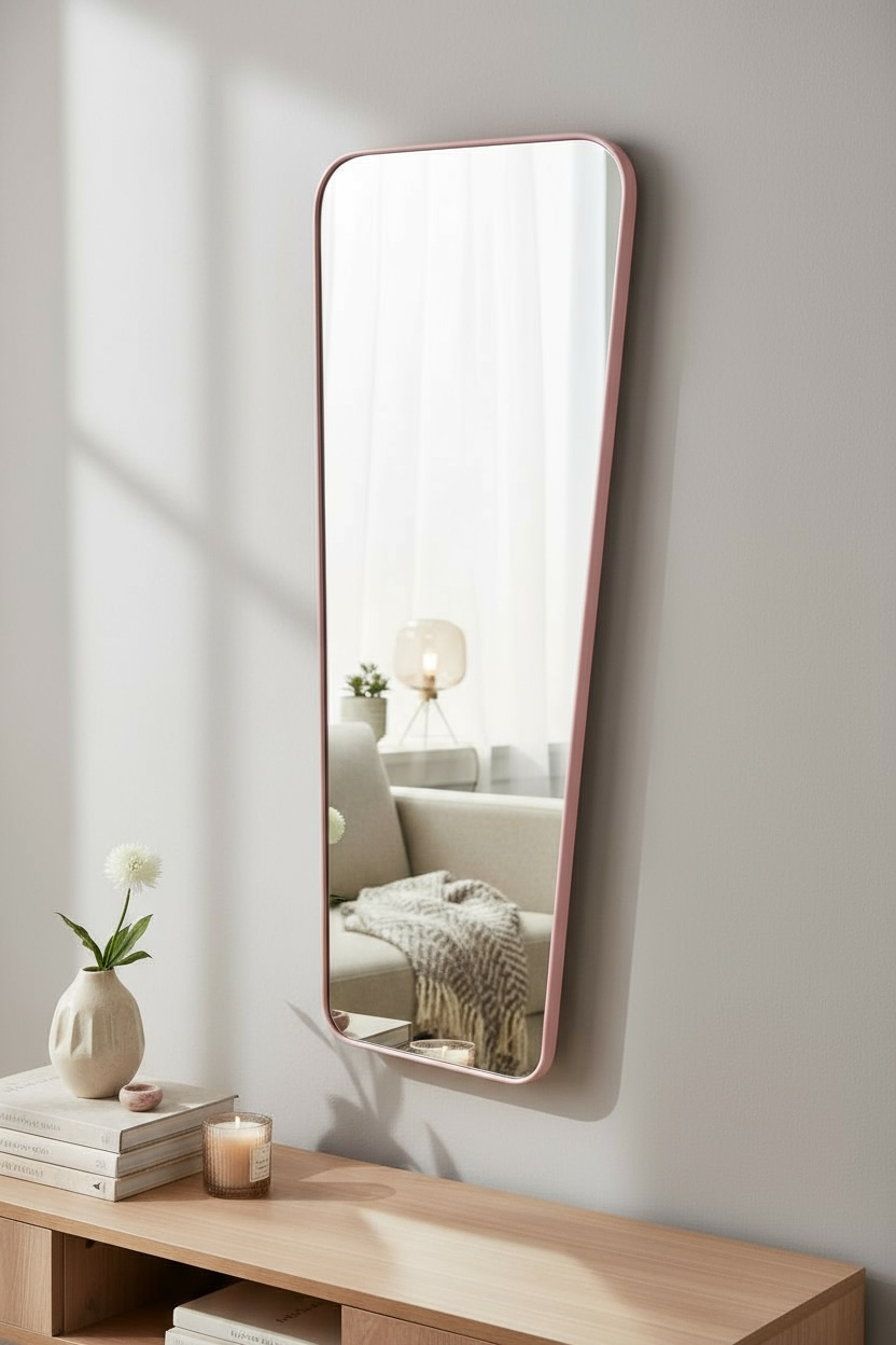 Pink Essence Long Dresser Mirror