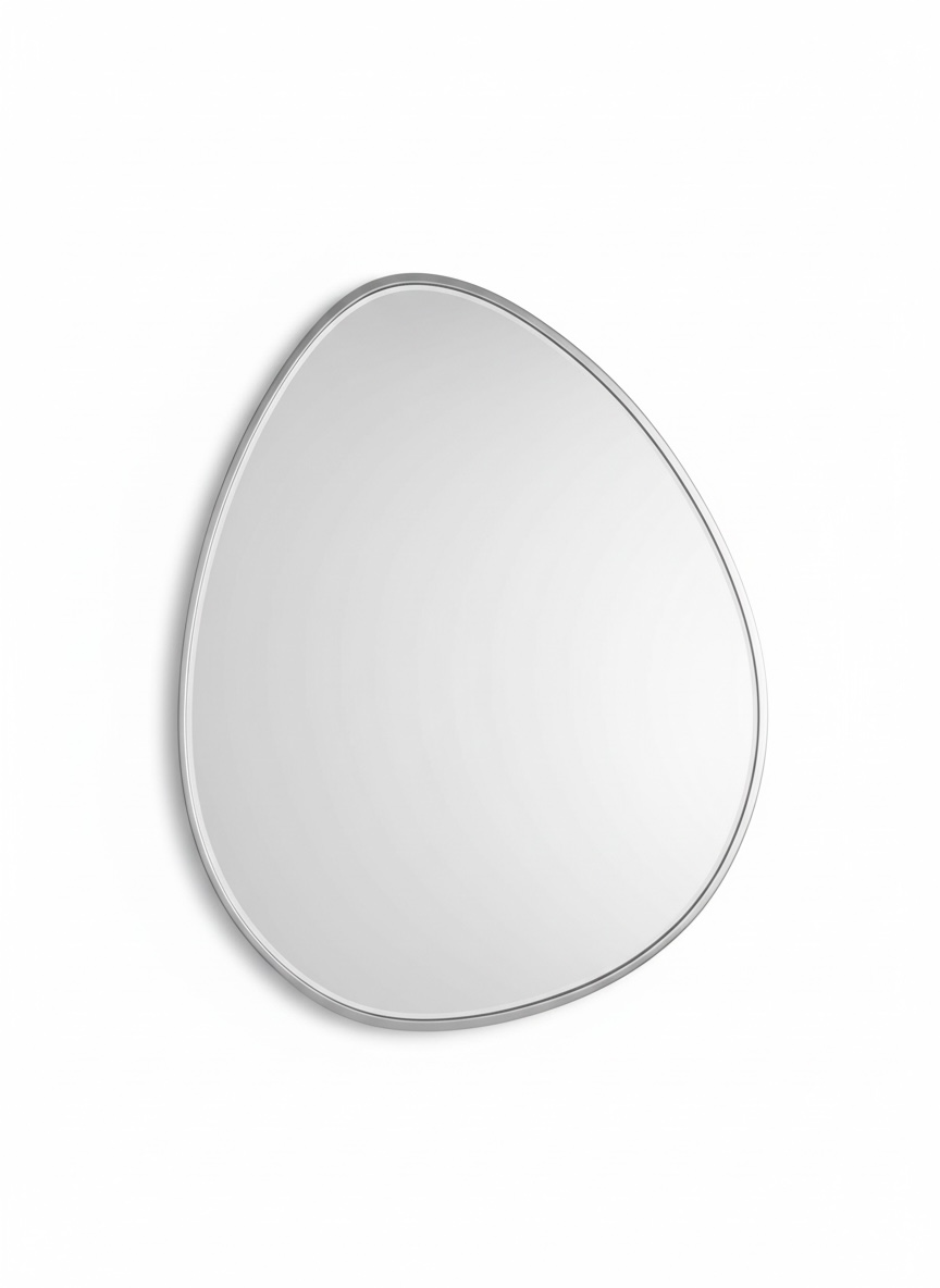 Silver Egg Decorative Mirror