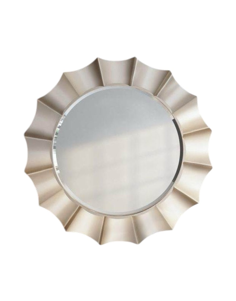Bet round decorative mirror