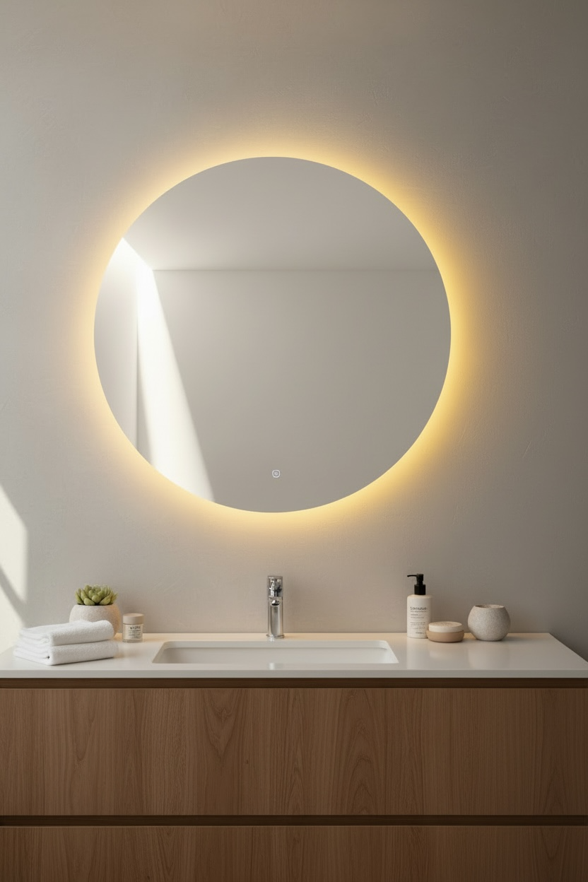 Dx7 Warm White Led Mirror