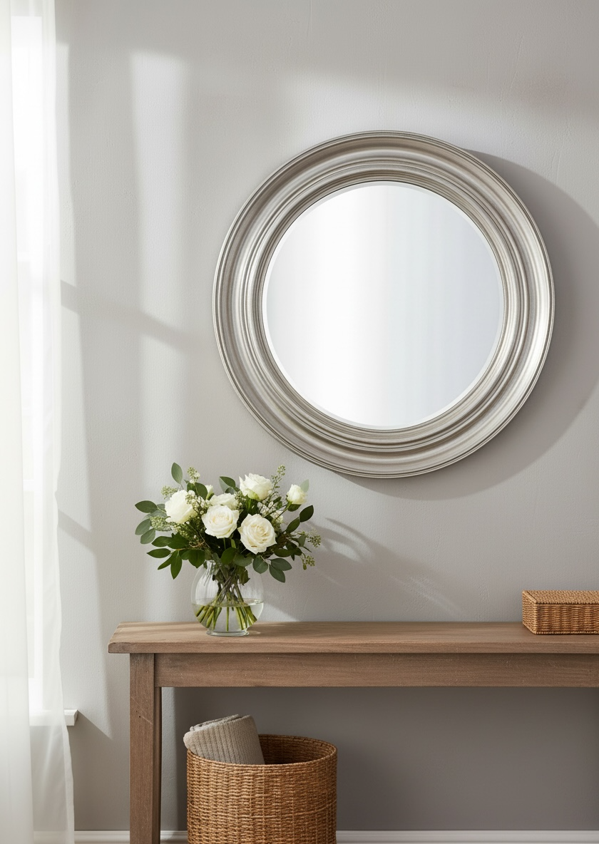 Champagne Rings Decorative Mirror