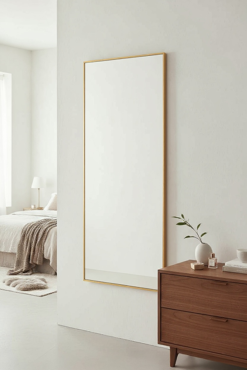 Brass PVD Full Length Mirror