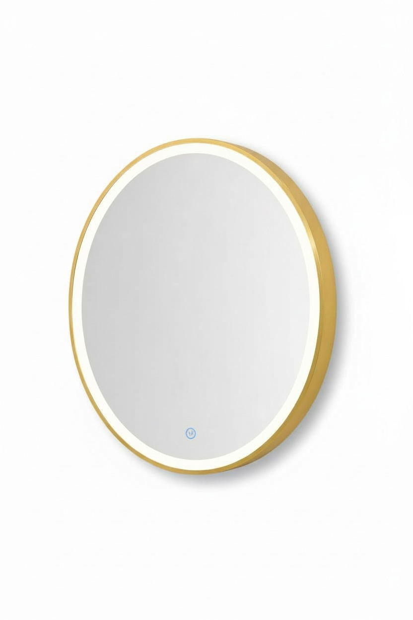 R-Gold Aluminium Led Mirror (Triple Led)