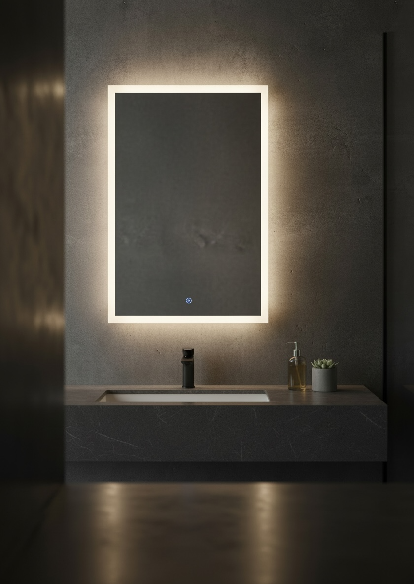 Backlit 3K Bathroom Mirror
