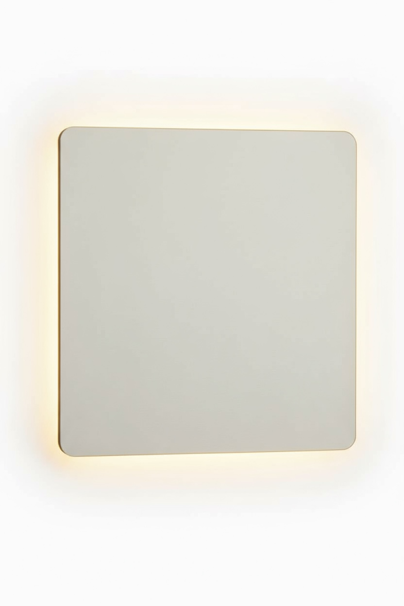Square Q1 White LED Mirror